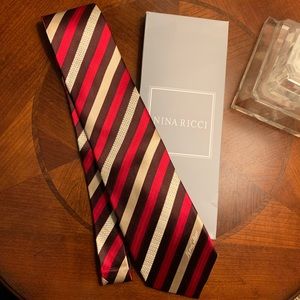Nina Ricci Italian Silk Tie (NIB)